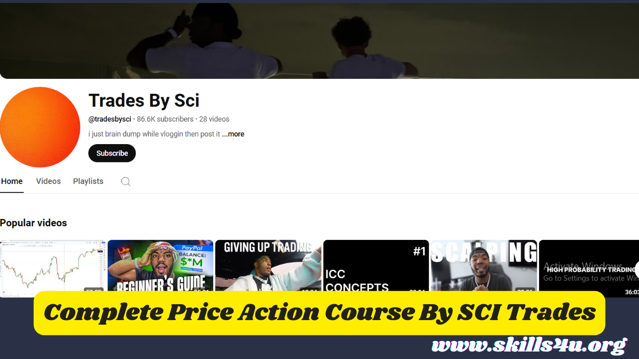 Complete Price Action Course By SCI Trades