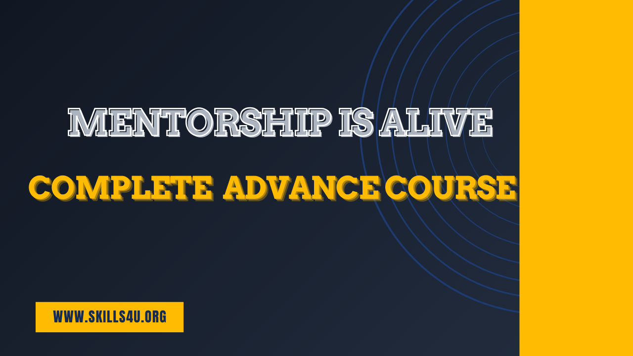 Mentorship Is Alive Complete Course
